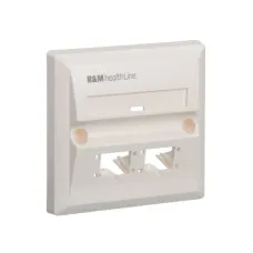 R&M R503341 CAT6 2-Port Faceplate