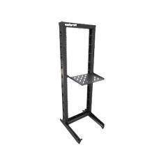  Safenet 32U 2-Post Open Frame Floor Standing Rack