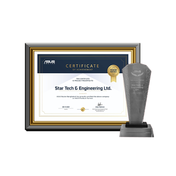 Premium Partner award by ASUS Router Bangladesh 
